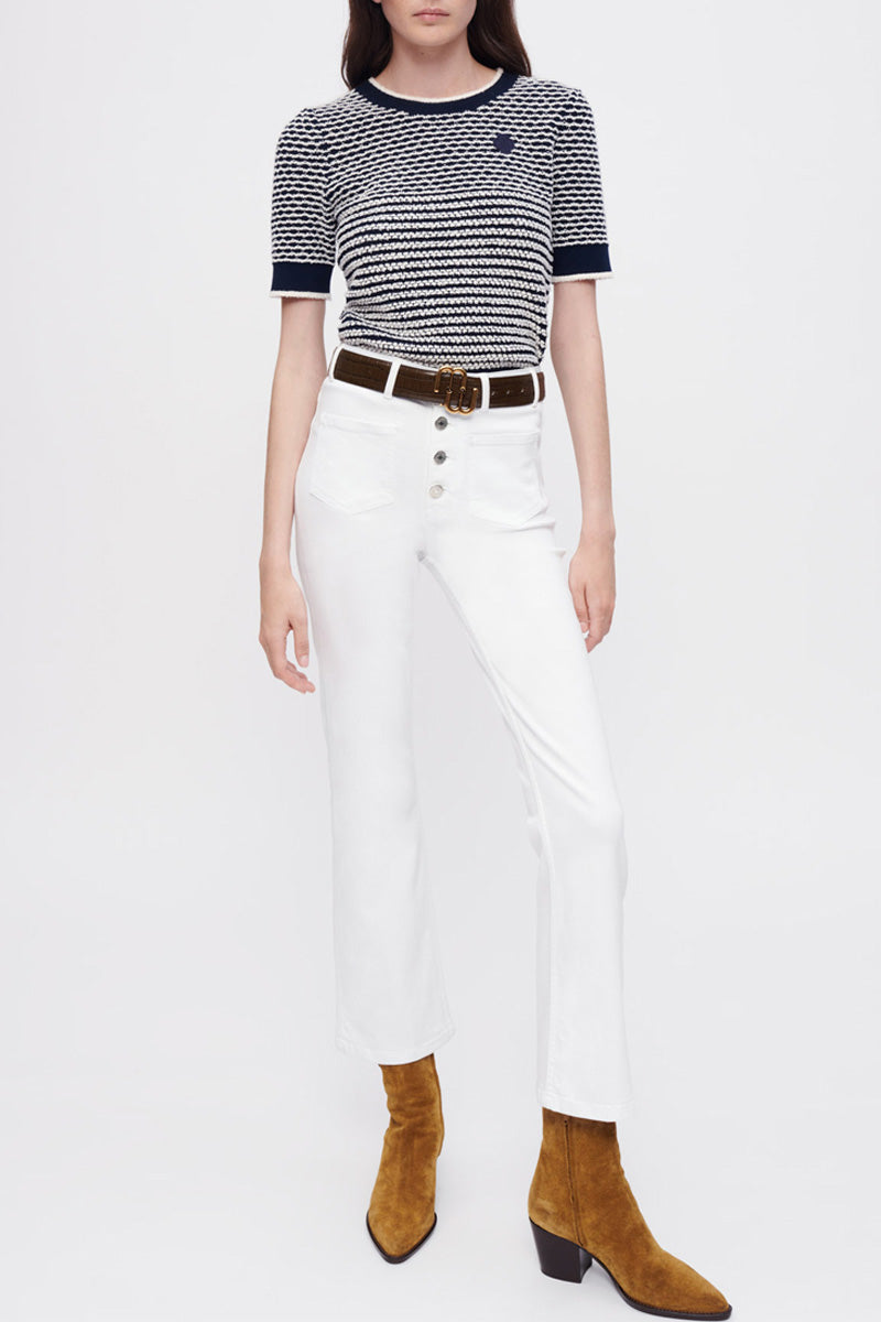 Jean taille haute - Blanc - myshowroomprive.com - 1