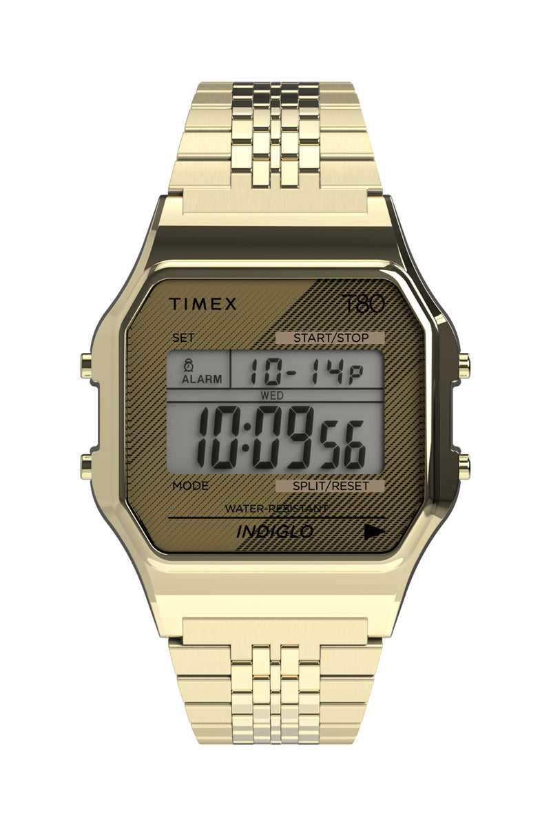 Montre digitale en acier Timex Lab Archive - Chronomètre - Doré - myshowroomprive.com - 1