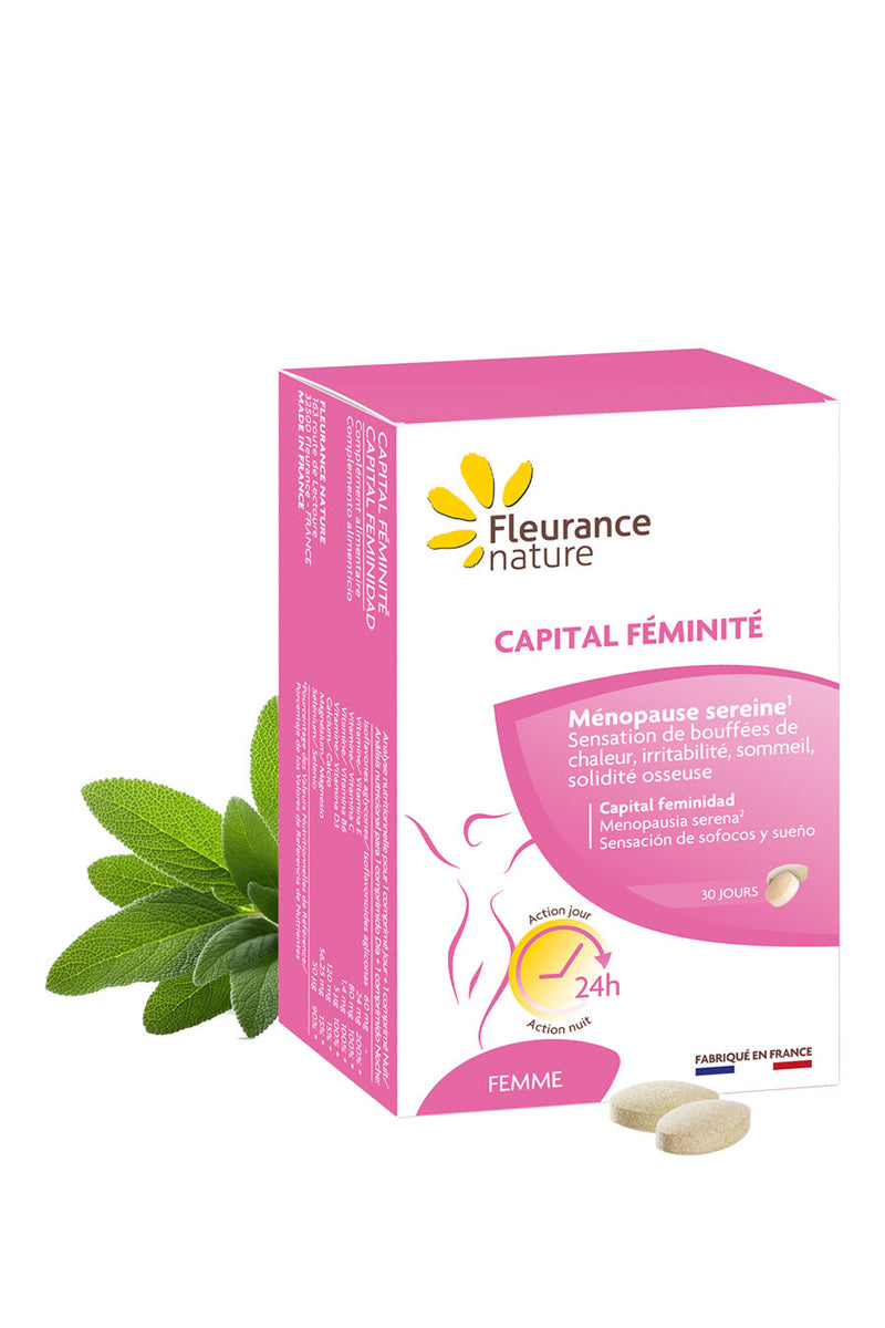 Capital Féminité La ménopause avec sérénité - 60 comprimés - Cure de 30 jours - myshowroomprive.com